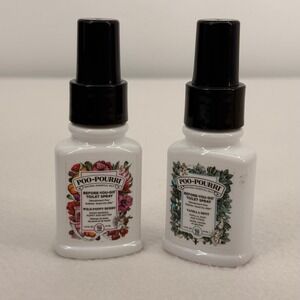 Poo-Pourri Before-You-Go Toilet Spray Wild Poppy Berry & Vanilla Mint 1.4oz Set